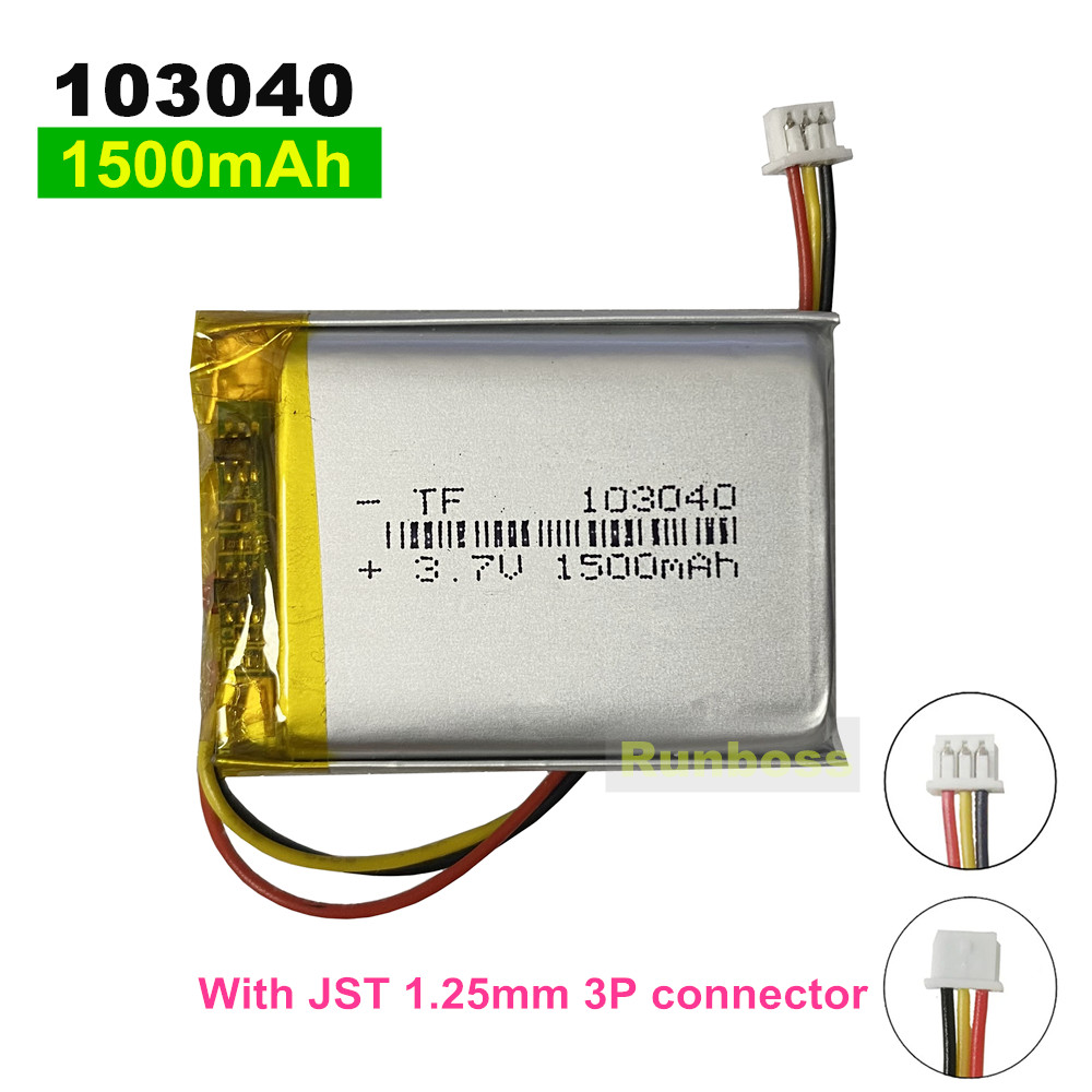 Wedding Power Supply - 1-10 pces 103040 3.7v 1500mah bateria