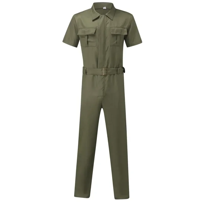 Wedding Job - Macacão Masculino Casual Streetwear com Bolsos,