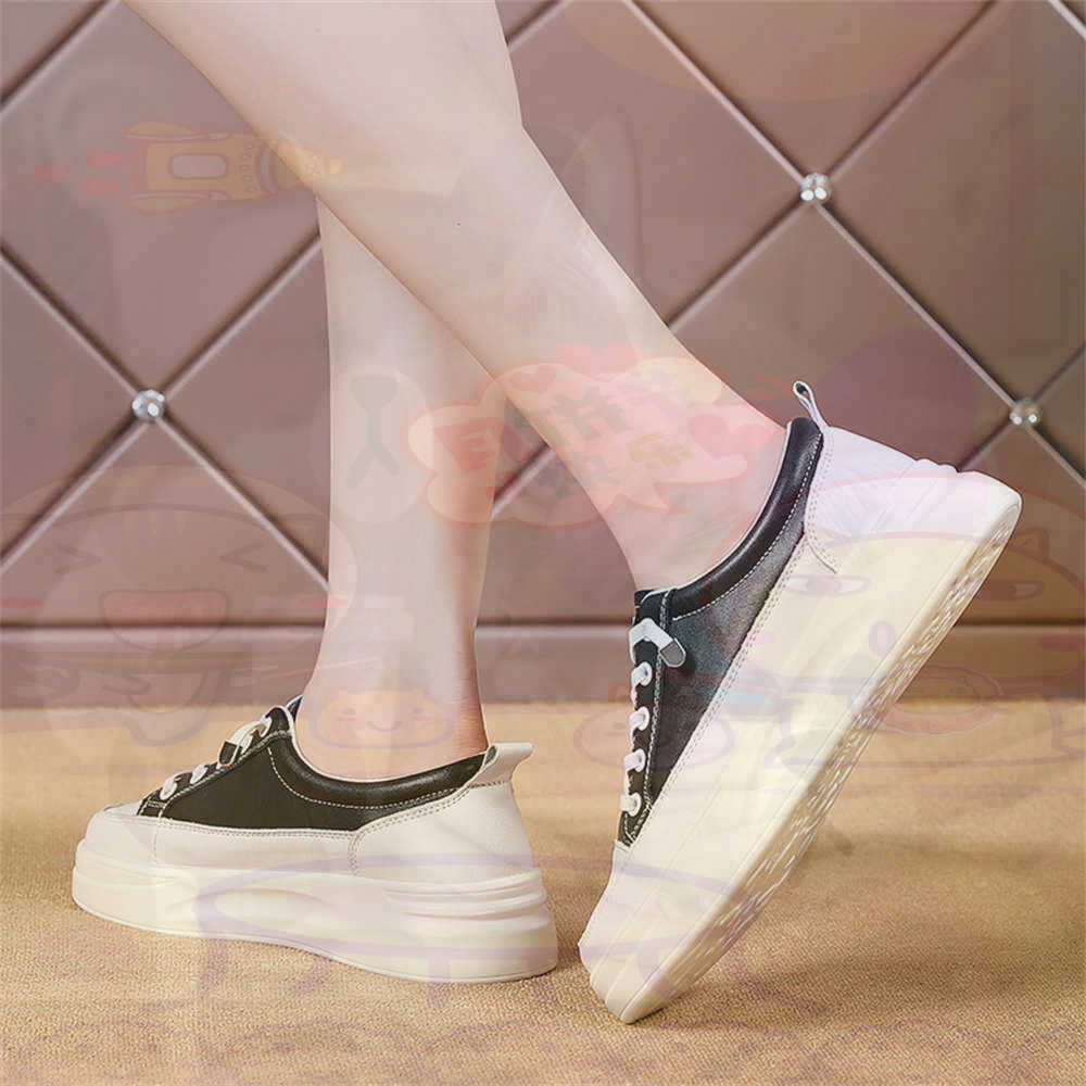 Wedding Supply Canada - Lace-up chunky mocassins mulher skate sapatos