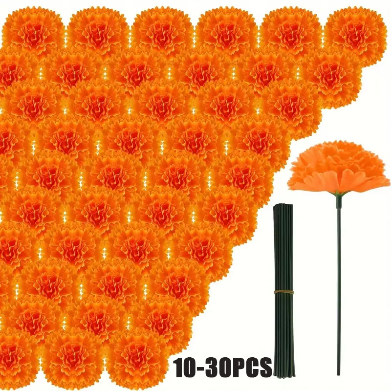 Indian Wedding Decor Supply - 10-30 Peças de Flores Artificiais de