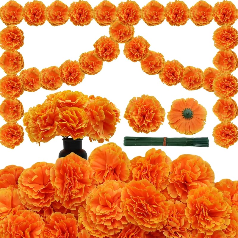 Indian Wedding Decor Supply - 10-30 Peças de Cabeças de Flores