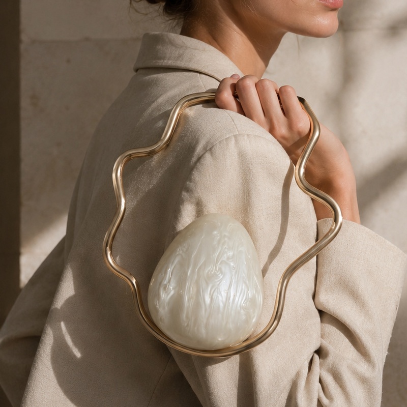 Wedding Vendor - Mini Bolsa de Acrílico em Formato