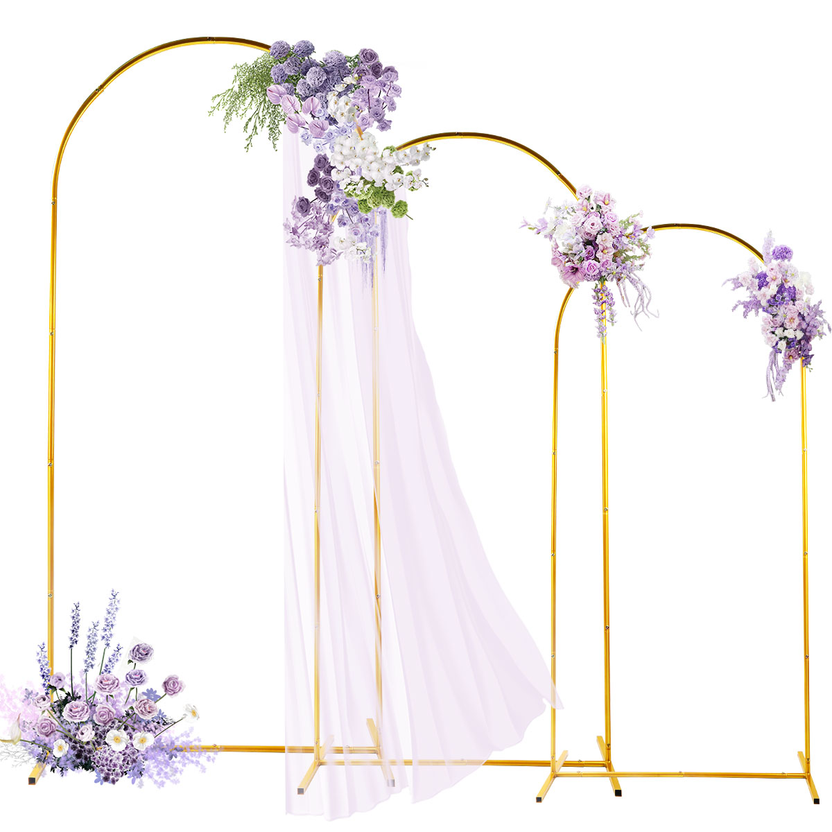 Wedding Support - 3 pacotes de kits de arco