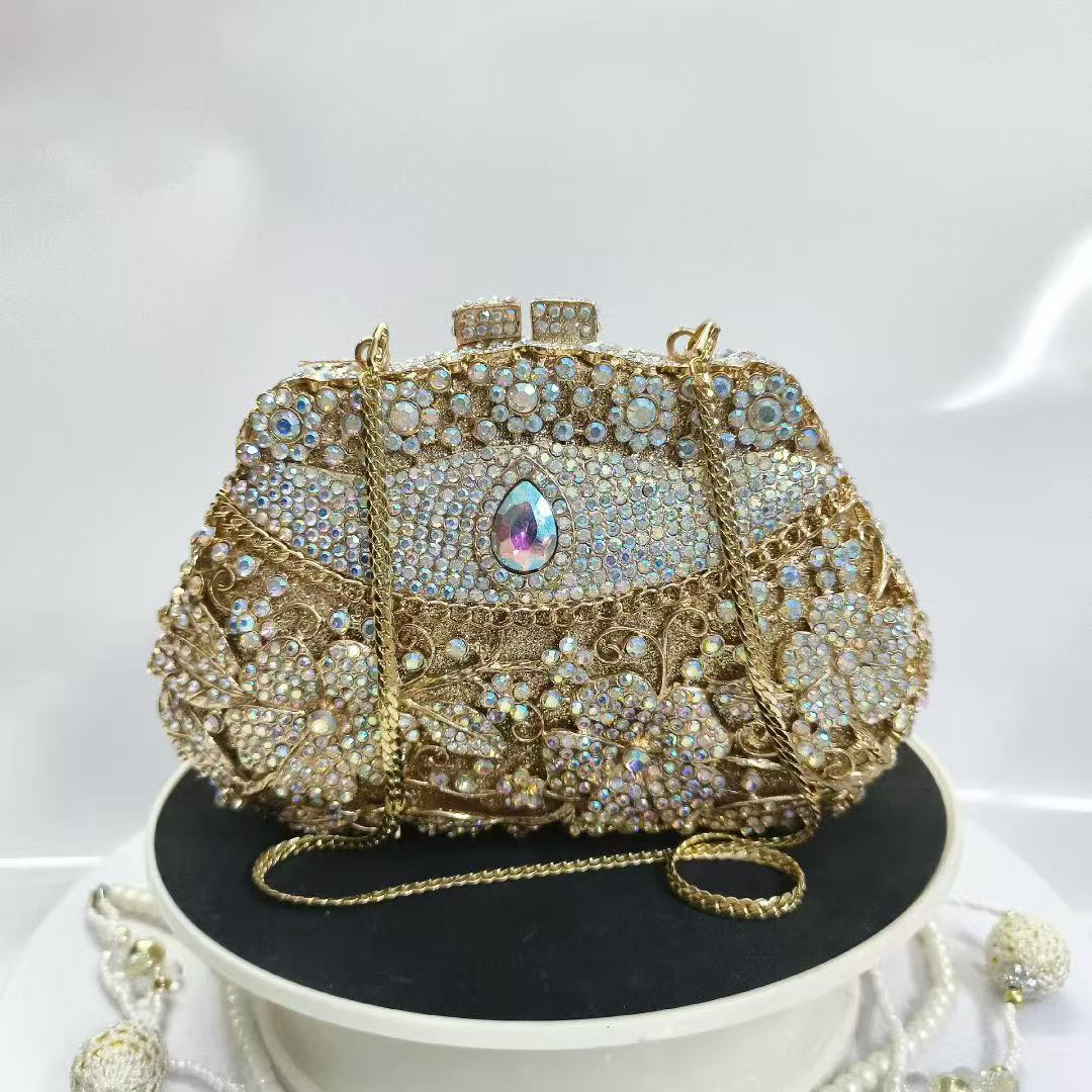 Bolsa de Noite Feminina Dourad - Wedding Vendor avaliação e preço