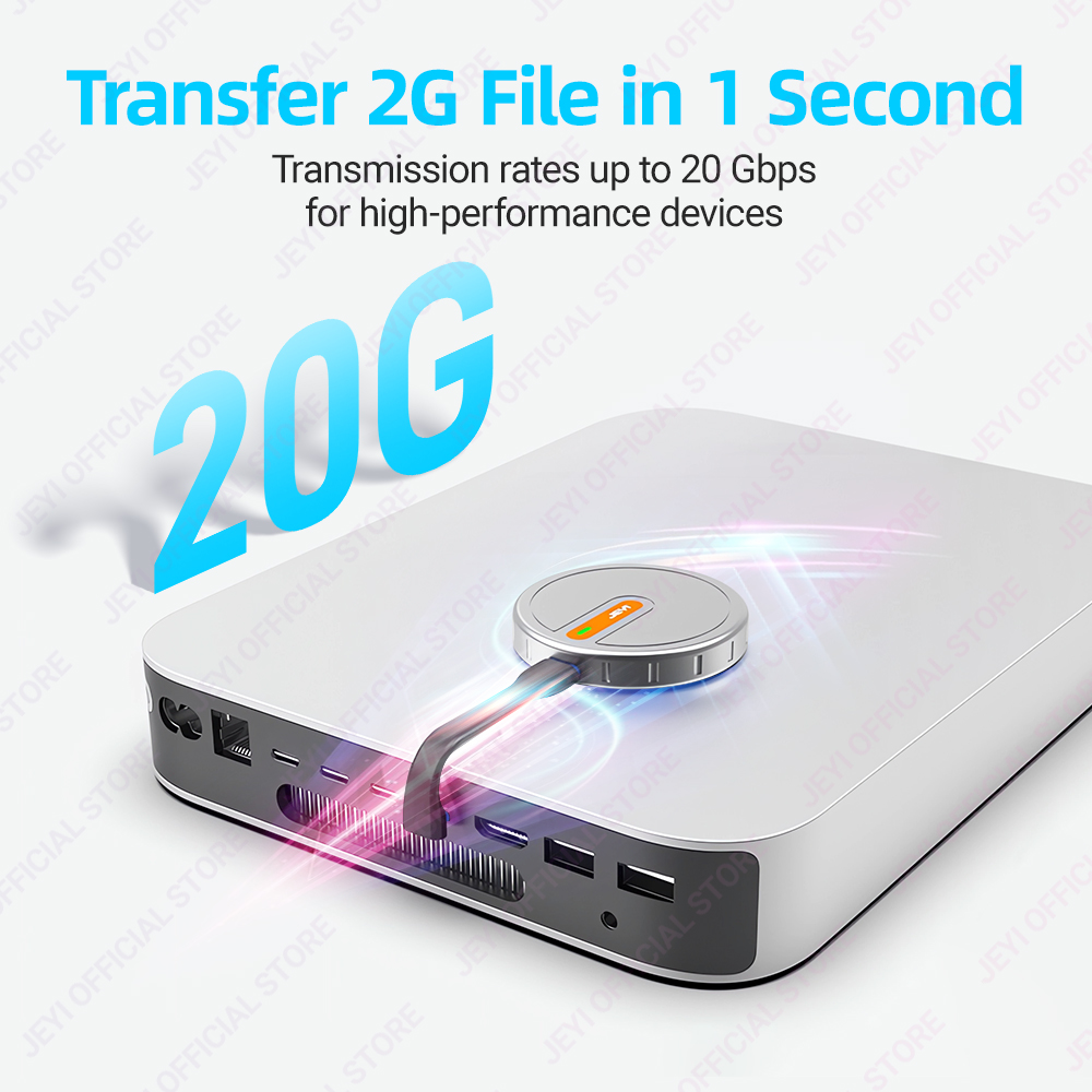 JEYI 20Gbps 90 °   Cabo USB-C  - Wedding Power Supply avaliação e preço